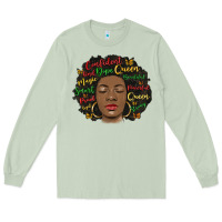 Matcha afro diva Long Sleeve Tee - MaliasSmallBusiness
