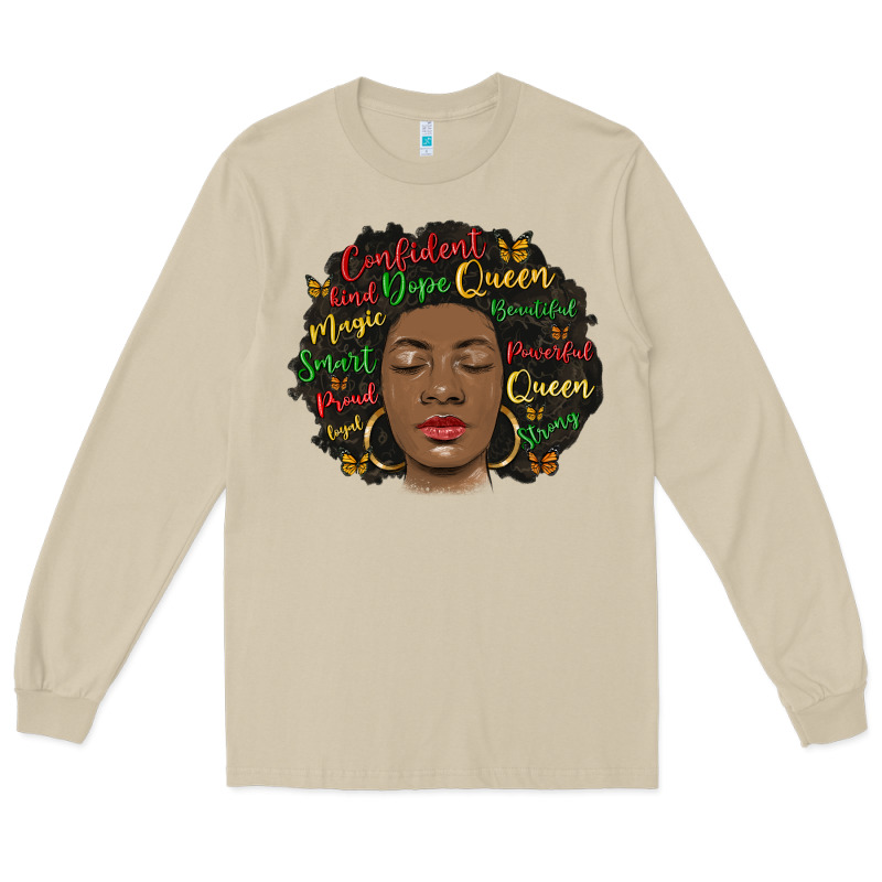 Afro Diva Long Sleeve Tee by MaliasSmallBusiness | Teevron