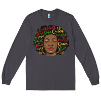Smoke afro diva Long Sleeve Tee - MaliasSmallBusiness