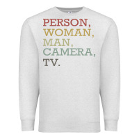 Oatmeal Heather Person Woman Man Camera Tv Premium Sweatshirt - Bettercallsaul