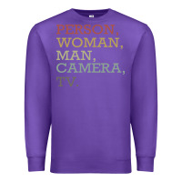 Purple Person Woman Man Camera Tv Premium Sweatshirt - Bettercallsaul