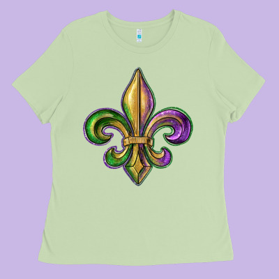 Fleur De Lis Ladies Tee Designed By Ranaportraitstore