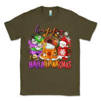 Army Green Happy Hallothanksmas coffee cups Classic Tee - NancyCooperArtShop