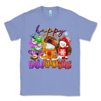 Colony Blue Happy Hallothanksmas coffee cups Classic Tee - NancyCooperArtShop
