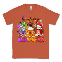 Copper Happy Hallothanksmas coffee cups Classic Tee - NancyCooperArtShop