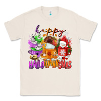 Natural Happy Hallothanksmas coffee cups Classic Tee - NancyCooperArtShop