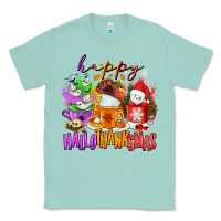 Seafoam Happy Hallothanksmas coffee cups Classic Tee - NancyCooperArtShop