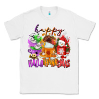 White Happy Hallothanksmas coffee cups Classic Tee - NancyCooperArtShop