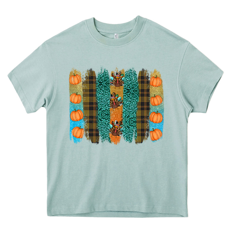 Thanksgiving Brushstrokes Heavy Core Tee by RanaPortraitStore | Teevron