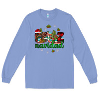 Colony Blue feliz navidad Long Sleeve Tee - JahusDesignShop