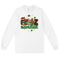 White feliz navidad Long Sleeve Tee - JahusDesignShop