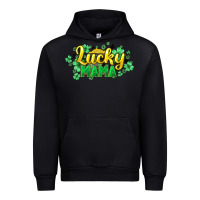 Black lucky mama st patricks Urban Hoodie - HowdyJamesFarm