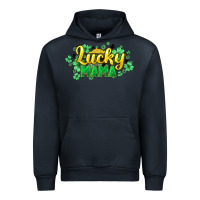 Navy lucky mama st patricks Urban Hoodie - HowdyJamesFarm