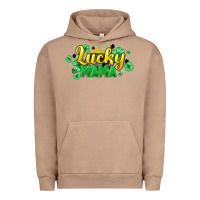 Pigment Burro lucky mama st patricks Urban Hoodie - HowdyJamesFarm