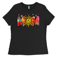 Black summer mom Ladies Tee - Zillion Design Studio