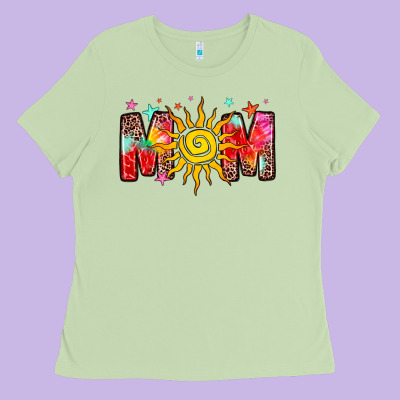 Summer Mom Ladies Tee Designed By Zillion Design Studio