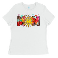 White summer mom Ladies Tee - Zillion Design Studio