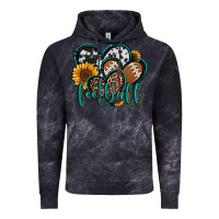 Cloud Black football hearts Vintage Hoodie - Jasminsmagicworld