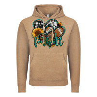 Vintage Coffee football hearts Vintage Hoodie - Jasminsmagicworld