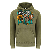 Vintage Olive football hearts Vintage Hoodie - Jasminsmagicworld