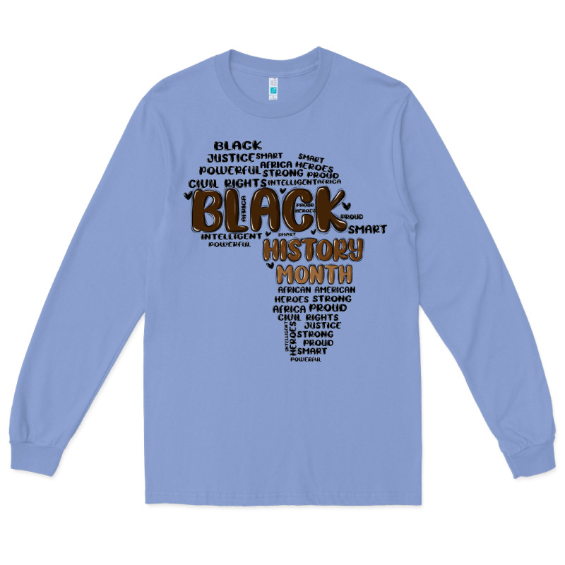 Black History Month Long Sleeve Tee by MaliasSmallBusiness | Teevron