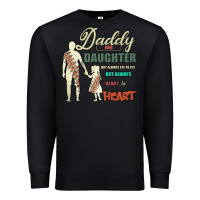 Black Daddy And Daughter Not Always Eye To Eye But Always Heart To Heart Premium Sweatshirt - Bettercallsaul