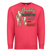 Cardinal Daddy And Daughter Not Always Eye To Eye But Always Heart To Heart Premium Sweatshirt - Bettercallsaul