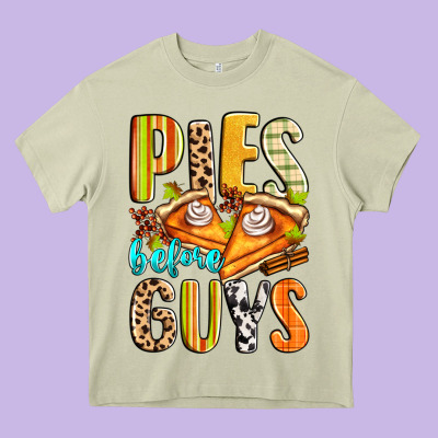 Pies Before Guys Heavy Core Tee Designed By Zillion Design Studio