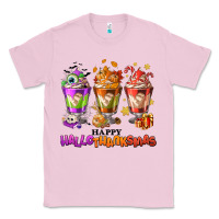 Bubblegum Pink Happy Hallothanksmas coffee cups Classic Tee - NancyCooperArtShop