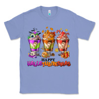 Colony Blue Happy Hallothanksmas coffee cups Classic Tee - NancyCooperArtShop