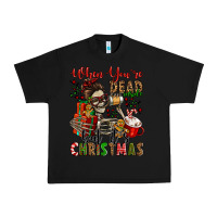 Black when you're dead inside but it's christmas Urban Heavy Tee - Jasminsmagicworld