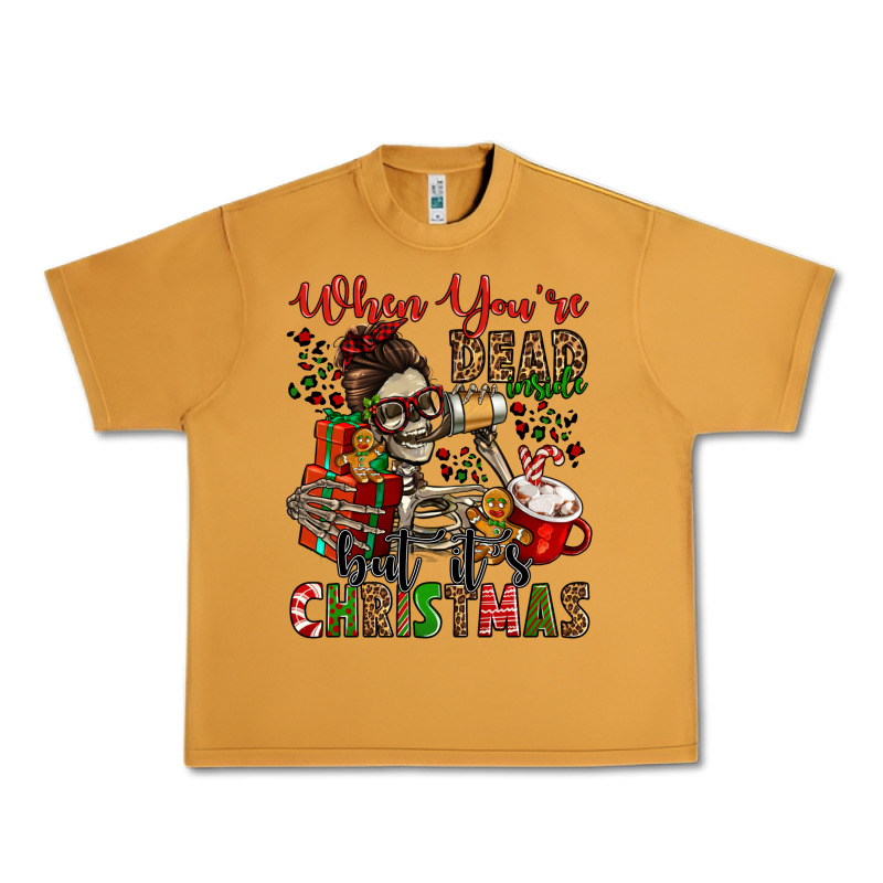 When You're Dead Inside But It's Christmas Urban Heavy Tee by Jasminsmagicworld | Teevron