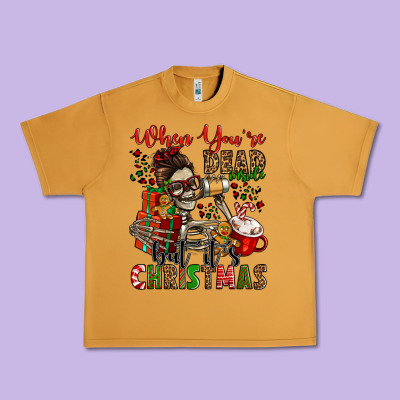 When You're Dead Inside But It's Christmas Urban Heavy Tee Designed By Jasminsmagicworld