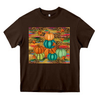Chocolate Brown pumpkin Heavy Core Tee - RanaPortraitStore