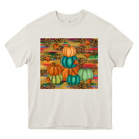 Cream pumpkin Heavy Core Tee - RanaPortraitStore