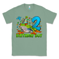 Sage birthday boy frog age 2 Classic Tee - LillyAllenDesigns