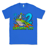 True Royal birthday boy frog age 2 Classic Tee - LillyAllenDesigns