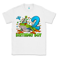 White birthday boy frog age 2 Classic Tee - LillyAllenDesigns