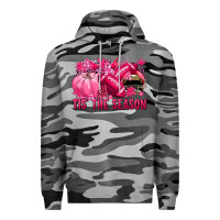 Slate Camo Tis' the season Football Breast Cancer Premium Hoodie - NancyCooperArtShop
