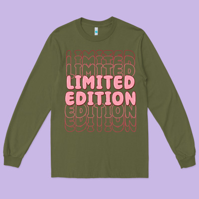 Limited Edition Long Sleeve Tee Designed By Maliassmallbusiness
