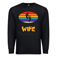 Black I Leveled Up From Wife To Mommy Premium Sweatshirt - Bettercallsaul