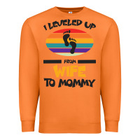 Carrot I Leveled Up From Wife To Mommy Premium Sweatshirt - Bettercallsaul
