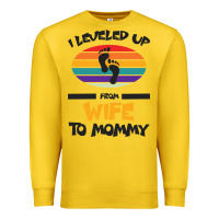Lemon I Leveled Up From Wife To Mommy Premium Sweatshirt - Bettercallsaul