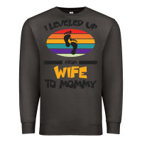 Smoke I Leveled Up From Wife To Mommy Premium Sweatshirt - Bettercallsaul