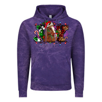 Cloud Purple joy and horse Christmas Vintage Hoodie - AdoDesignShop
