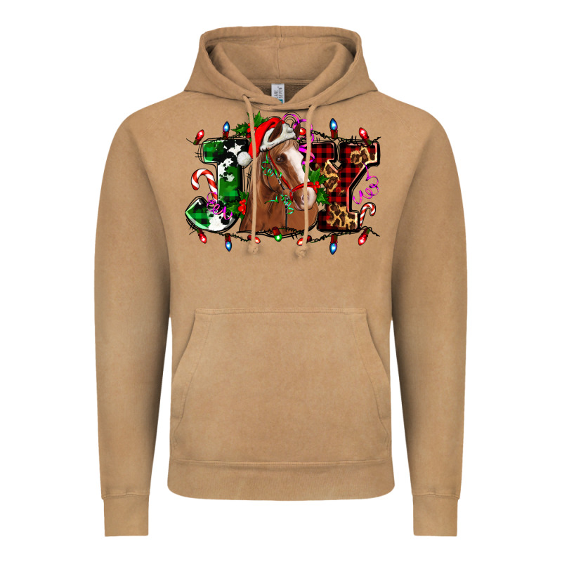 Joy And Horse Christmas Vintage Hoodie by AdoDesignShop | Teevron