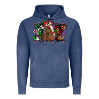 Vintage Denim joy and horse Christmas Vintage Hoodie - AdoDesignShop
