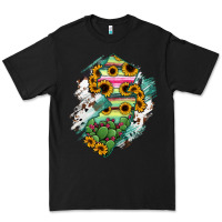 Black New jersey State Map Premium Tee - RanaPortraitStore