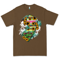Cacao New jersey State Map Premium Tee - RanaPortraitStore