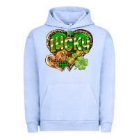 Pigment Grape Ice Lucky heart St. Patrick's Day Urban Hoodie - CowGirlArtShop